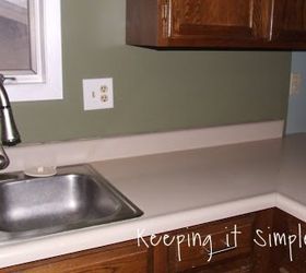 diy painted counter tops, countertops, diy, kitchen design, painting