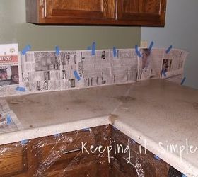 diy painted counter tops, countertops, diy, kitchen design, painting