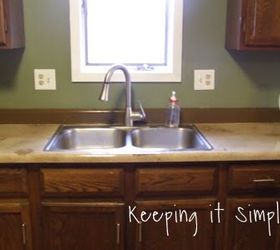 diy painted counter tops, countertops, diy, kitchen design, painting