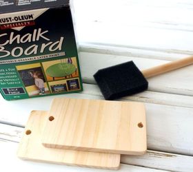 diy chalkboard tags, chalkboard paint, crafts, repurposing upcycling, woodworking projects