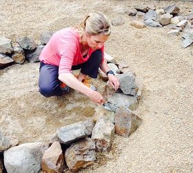 diy backyard fire pit, diy, how to, outdoor living
