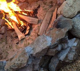 diy backyard fire pit, diy, how to, outdoor living