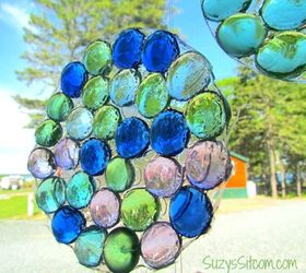 diy sun catchers yogurt lid easy, crafts, repurposing upcycling