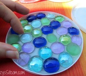 diy sun catchers yogurt lid easy, crafts, repurposing upcycling