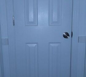 painting stencilling boring white hallway makeover, foyer, painting