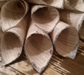 vintage book wreaths a fun decoration for after christmas, crafts, wreaths