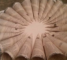 vintage book wreaths a fun decoration for after christmas, crafts, wreaths