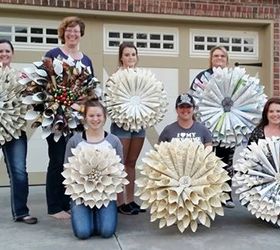 vintage book wreaths a fun decoration for after christmas, crafts, wreaths