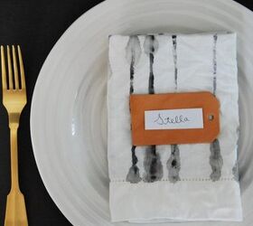 diy watercolor painted napkins, crafts
