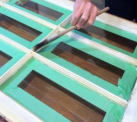 old wood window repurpose to towel rack, bathroom ideas, repurposing upcycling, wall decor, windows