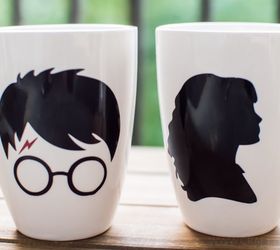 his hers harry potter mugs diy, crafts