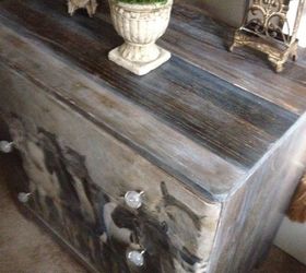 how to use an image tranfer to update an old chest, how to, painted furniture