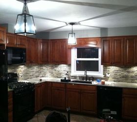 kitchen remodel original 1950s to now, diy, home improvement, kitchen backsplash, kitchen cabinets, kitchen design, tiling