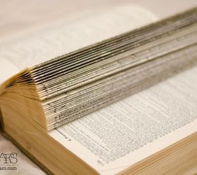 place card holders made out of old books, crafts, repurposing upcycling