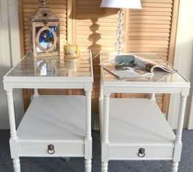 country white end tables painted furniture, painted furniture