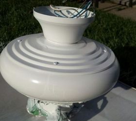 update an old ceiling fan with spray paint, diy, painting, wall decor