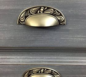 vintage lingerie chest turned gray, painted furniture