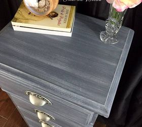 vintage lingerie chest turned gray, painted furniture