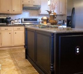 diy builder grade kitchen island upgrade, home maintenance repairs, kitchen design, kitchen island, painted furniture
