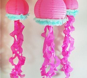 jellyfish decorations, bedroom ideas, crafts, wall decor