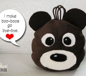how to make a boo boo bear rice ice and heat pack, crafts, diy, how to
