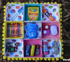 how to make a drawer organizer from scrapbook paper, crafts, how to, organizing, storage ideas