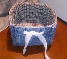 repurpose old containers and fabric, repurposing upcycling, reupholster