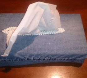 repurpose old containers and fabric, repurposing upcycling, reupholster