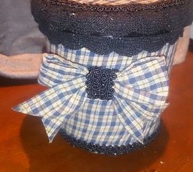 repurpose old containers and fabric, repurposing upcycling, reupholster