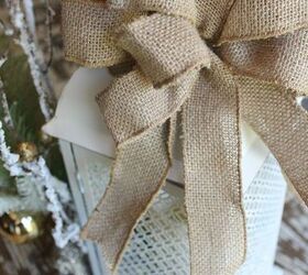 christmas lantern decorate it for winter, crafts, repurposing upcycling, seasonal holiday decor