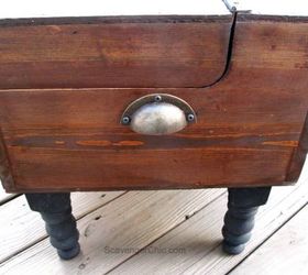 carpenters tool box flea market flip repurposed to table, chalk paint, painted furniture, repurposing upcycling