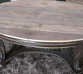 a ripped apart pallet from my husband s warehouse, diy, painted furniture, pallet, woodworking projects