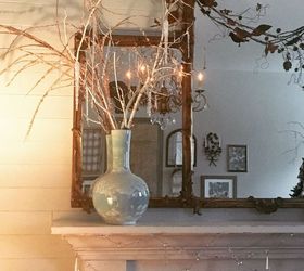 new year new look for the mantel, fireplaces mantels