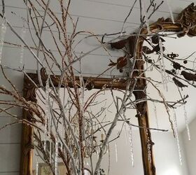 new year new look for the mantel, fireplaces mantels