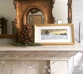 new year new look for the mantel, fireplaces mantels