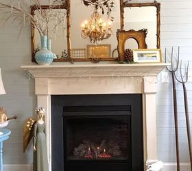 new year new look for the mantel, fireplaces mantels