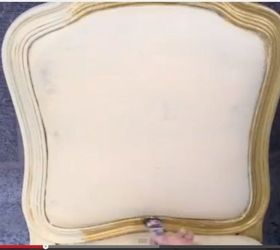 how to glitter upholstered furniture with our cracking or chipping, decoupage, how to, painted furniture, reupholster