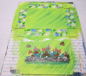 painting and re purposing that plain tea box, crafts, repurposing upcycling