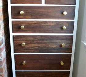 ugly dresser turned swan, painted furniture