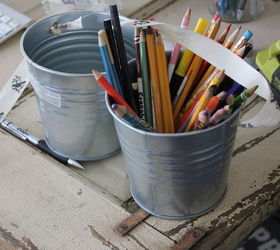 creative storage in dead space behind door ladder, home office, organizing, repurposing upcycling, storage ideas