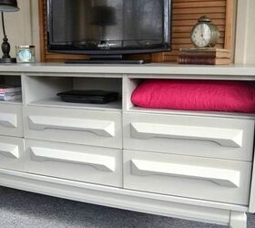 curbside dresser rescue painted, painted furniture