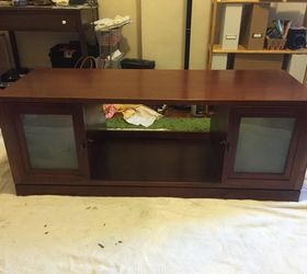 upcycled tv stand, painted furniture