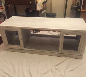 upcycled tv stand, painted furniture