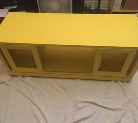 upcycled tv stand, painted furniture