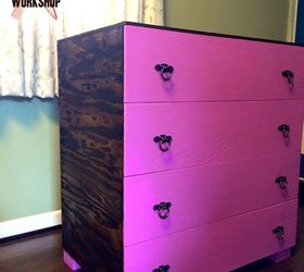 diy plywood dresser, painted furniture