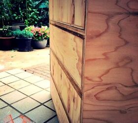 diy plywood dresser, painted furniture