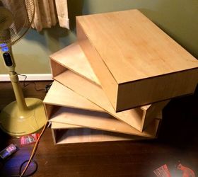 diy plywood dresser, painted furniture