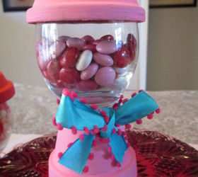super easy candy trinket jar, crafts, repurposing upcycling, seasonal holiday decor, valentines day ideas