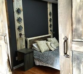 barn doors for a nice rustic decor, bedroom ideas, doors, painting, rustic furniture