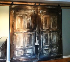 barn doors for a nice rustic decor, bedroom ideas, doors, painting, rustic furniture